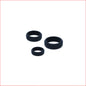Silicone 3 Pk Rings Black