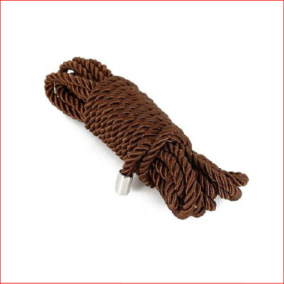 a104 Bondage Rope Brown 10 meter
