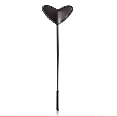 a109 Heart Shaped Crop Black