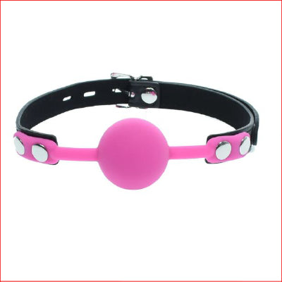 a120 Silicon Ball Gag Hot Pink