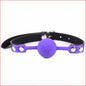a120 Silicon Ball Gag Purple