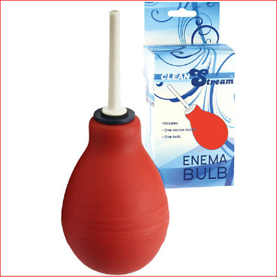 Clean Stream Enema Bulb Red