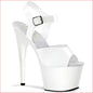 Pleaser Adore 708N White 10