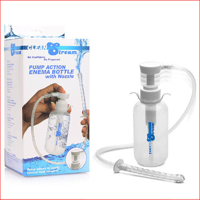 Clean  Stream Pump Action Enema Bottle
