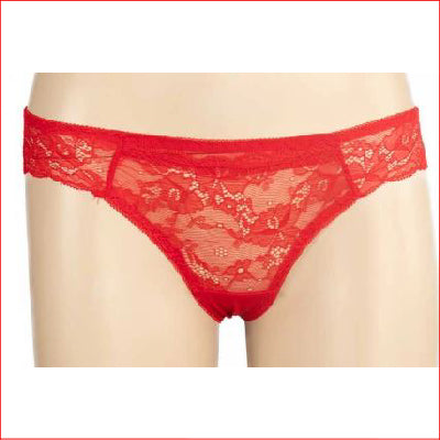 2000u Alison Lace Brief Queen Red