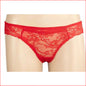 2000u Alison Lace Brief Queen Red