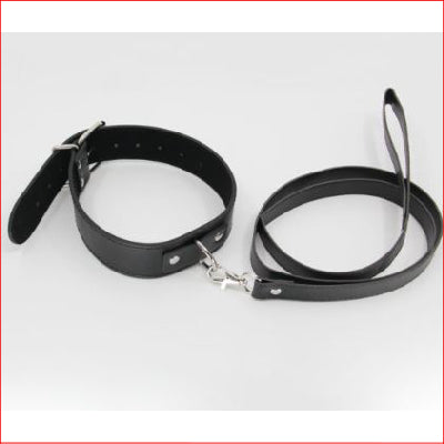 Collar & Lead Set Black