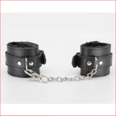 BB Fur Lined Cuffs Black