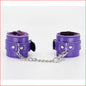 BB Fur Lined Cuffs Purple