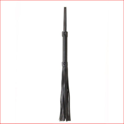 PU Flogger 38cm Black
