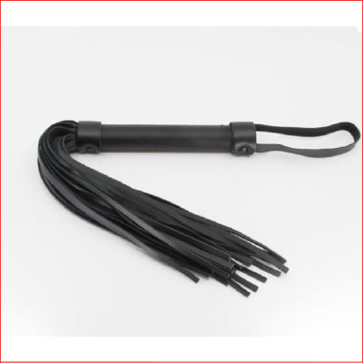 PU Flogger 38cm Black