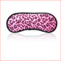 B100 Satin Blindfold Pink Leopard