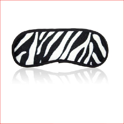 B100 Satin Blindfold Zebra