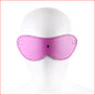 b102 Faux Leather Stud Blindfold Hot Pin