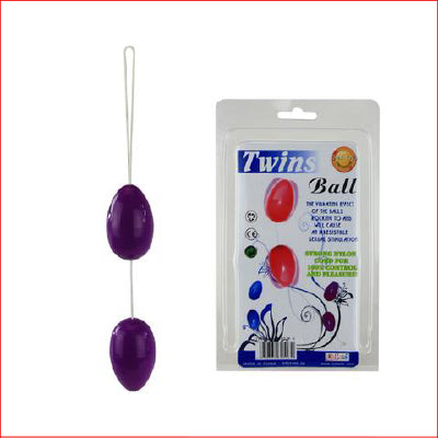 Twin Anal Balls Purple