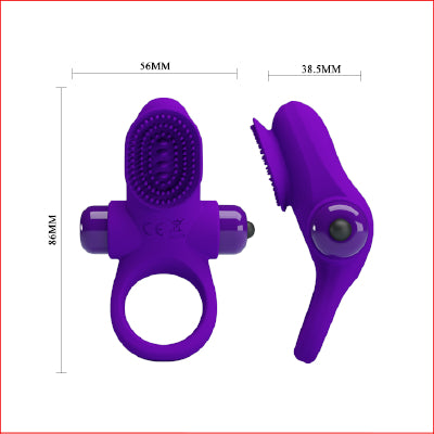 Pretty Love Vibrant Penis Ring ll Purple