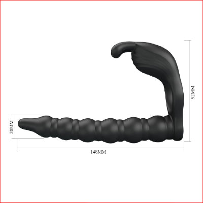 Pretty Love Blackney Cock Ring & Double Penetration Black