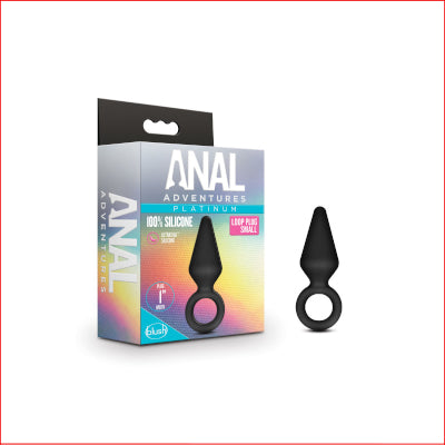 Anal Adventures Platinum Loop Plug Small
