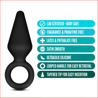 Anal Adventures Platinum Loop Plug Small