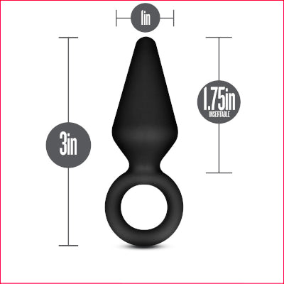 Anal Adventures Platinum Loop Plug Small