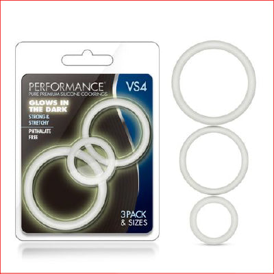 Performance VS4 Silicone Glow 3pk sml