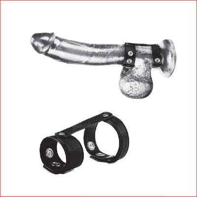 Blue Line Duo Snap Cock & Ball Ring