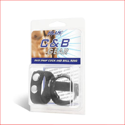 Blue Line Duo Snap Cock & Ball Ring