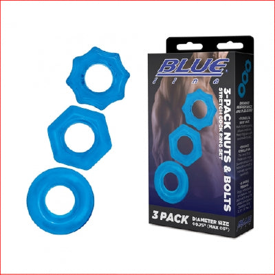 Blue Line 3 Pack Nuts & Bolts