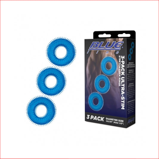 Blue Line 3 Pack Ultra Slim