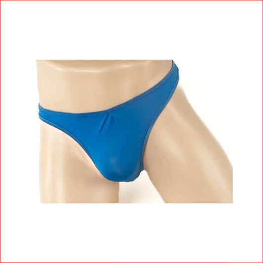 201 Men's Lycra G-String Blue OS