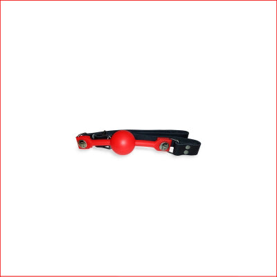 Silicone Ball Gag - Red 1.5