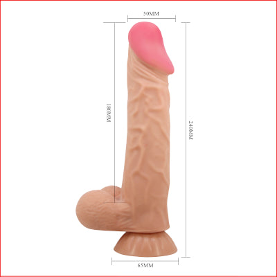 Sliding Skin Vibrating Sadik 9.4"