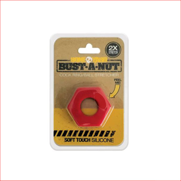 Boneyard Bust a Nut Cock Ring Red