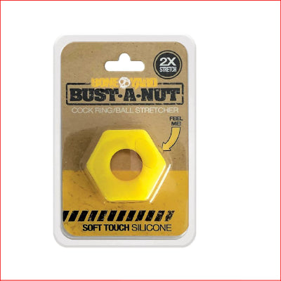 Boneyard Bust a Nut Cock Ring Yellow