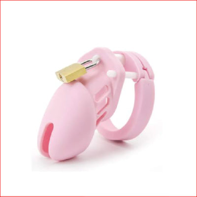 Silicone Pink Large Cock Cage