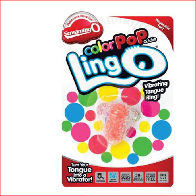 Color-Pop LingO Tongue Ring Orange