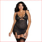 Dreamgirl Garter Slip & G-String 3X