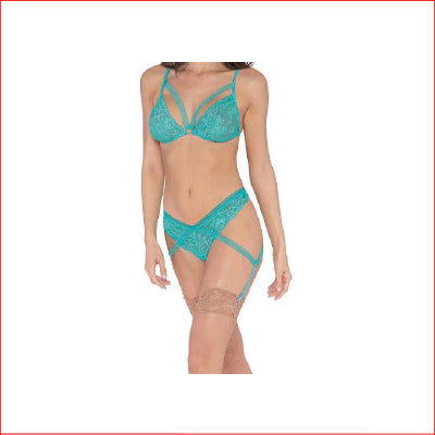 Bralette Garter Panty 2pce