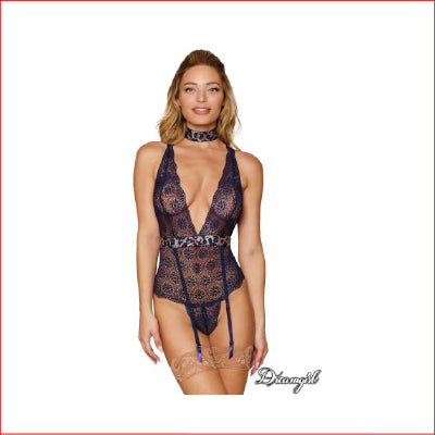Dreamgirl Gorgeous Lace Garted Teddy