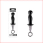 Silicone Butt Plug 5" Black