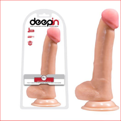 DeepIn 8" Realistic Dong w Balls