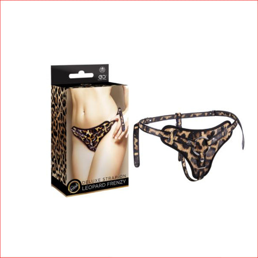 Deluxe Leopard Frenzy Strap-On