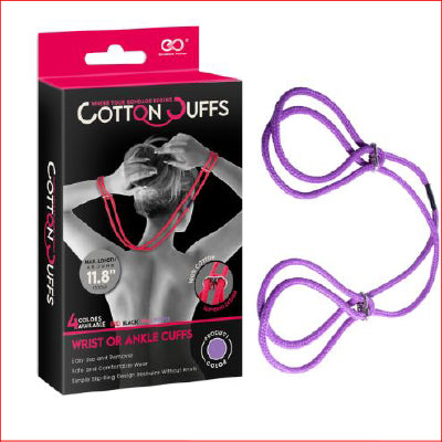 Cotton Cuffs Purple