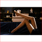 Sheer Crotchless Pantyhose Skin OS
