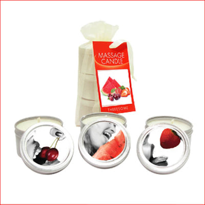 Hemp Seed Threesome Candle Trio