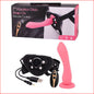 Vibrating 7" Dildo Strap On with Remote