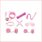 9pce Pink Bondage Kit