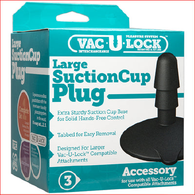 Vac-U-Lock Large Suction Cup Anal Plug