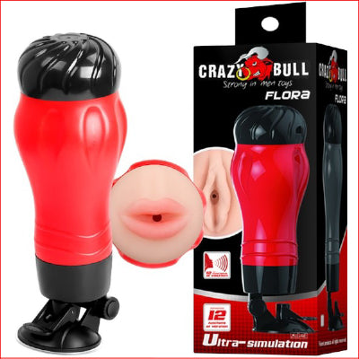 Crazy Bull Vibrating Flora Red Mouth