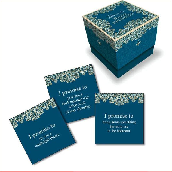 Romantic Boudoir Promises Card Game